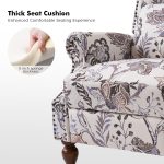 Rosalie Green Wingback Nailhead Trim Roll Arm Manual Recliner 10 Rosalie Green Wingback Nailhead Trim Roll Arm Manual Recliner