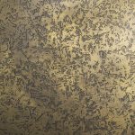 Rosh Textured Gold Metal w/ Acid Wash Accent Table
