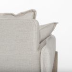 Roy I 84" Beige Upholstered Three Seater Sofa