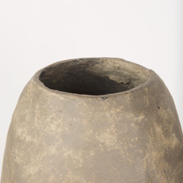 Rundal Large Gray Paper Mache Vase 6