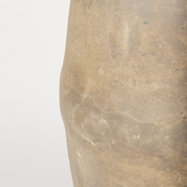 Rundal Large Gray Paper Mache Vase 8