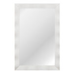 Rustic Farmhouse Wall Mirror with Solid Wood Frame 41.5x28