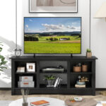 Rustic TV Stand with Adjustable Shelves for 65 Inch Screens 36 Rustic TV Stand with Adjustable Shelves for 65 Inch Screens