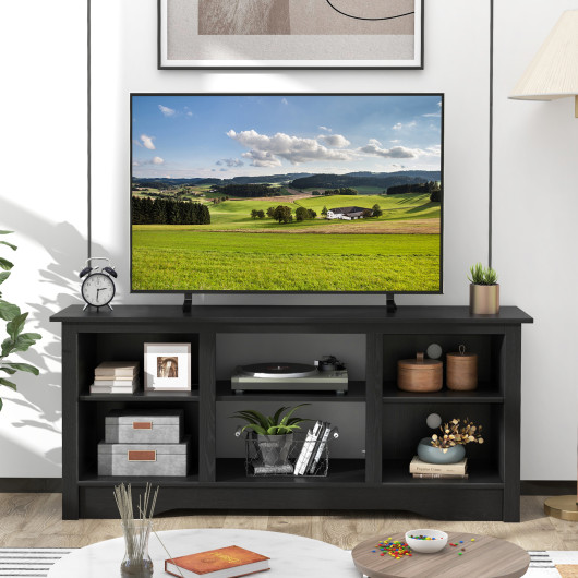 Rustic TV Stand with Adjustable Shelves for 65 Inch Screens 15 Rustic TV Stand with Adjustable Shelves for 65 Inch Screens - Image 15