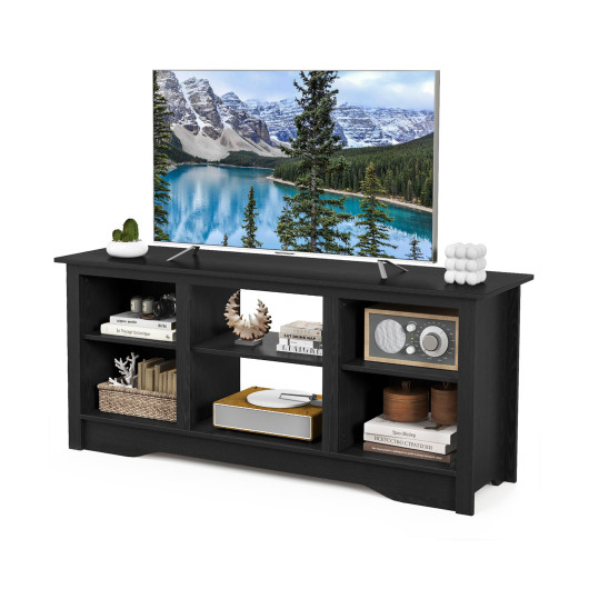 Rustic TV Stand with Adjustable Shelves for 65 Inch Screens 18 Rustic TV Stand with Adjustable Shelves for 65 Inch Screens - Image 18