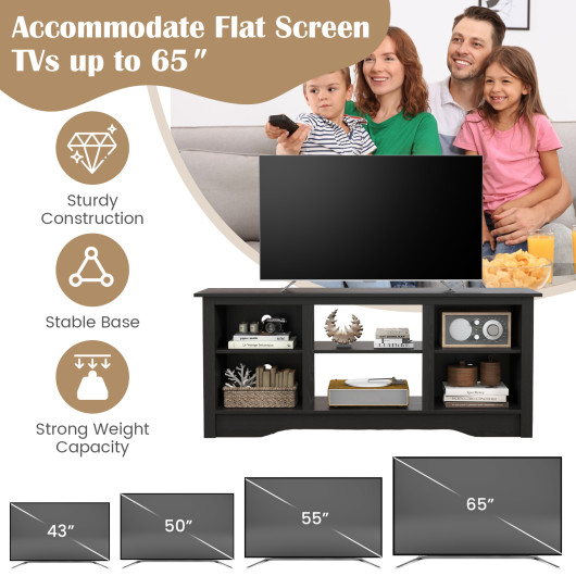 Rustic TV Stand with Adjustable Shelves for 65 Inch Screens 21 Rustic TV Stand with Adjustable Shelves for 65 Inch Screens - Image 21
