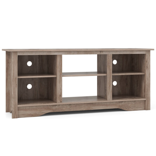 Rustic TV Stand with Adjustable Shelves for 65 Inch Screens 10 Rustic TV Stand with Adjustable Shelves for 65 Inch Screens - Image 10