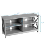 Rustic Wooden TV Stand with Storage for TVs up to 55 Inch