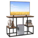 Rustic Brown TV Console Table for 50 Inch Flat Screen TVs