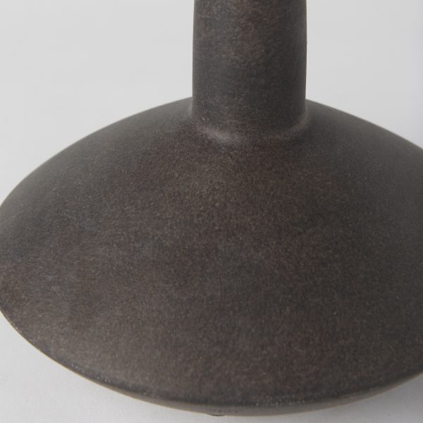 Rylee 6.9H Dark Brown Ceramic Vase 4