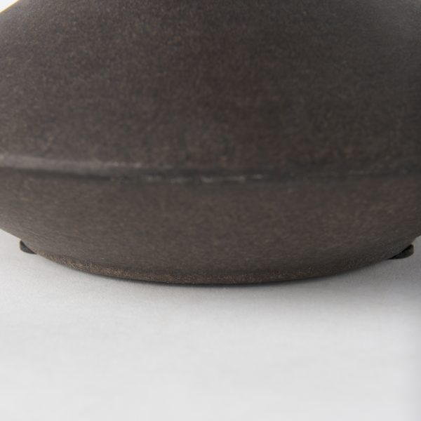 Rylee 6.9H Dark Brown Ceramic Vase 6