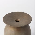 Rylee 7.7H Medium Brown Ceramic Vase