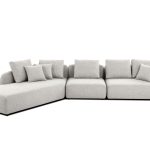 SABA Oat Tweed Left Chaise Sectional Sofa 4 SABA Oat Tweed Left Chaise Sectional Sofa