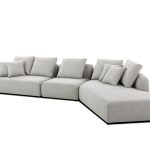 SABA Oat Tweed Right Chaise Sectional Sofa 5 SABA Oat Tweed Right Chaise Sectional Sofa
