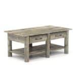 Rustic Cedar Lodge Coffee Table with Drawers and Faux Fronts 5 Rustic Cedar Lodge Coffee Table with Drawers and Faux Fronts