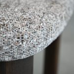 SAKE Koala Tweed Dining Chair, Ebony Ash Base