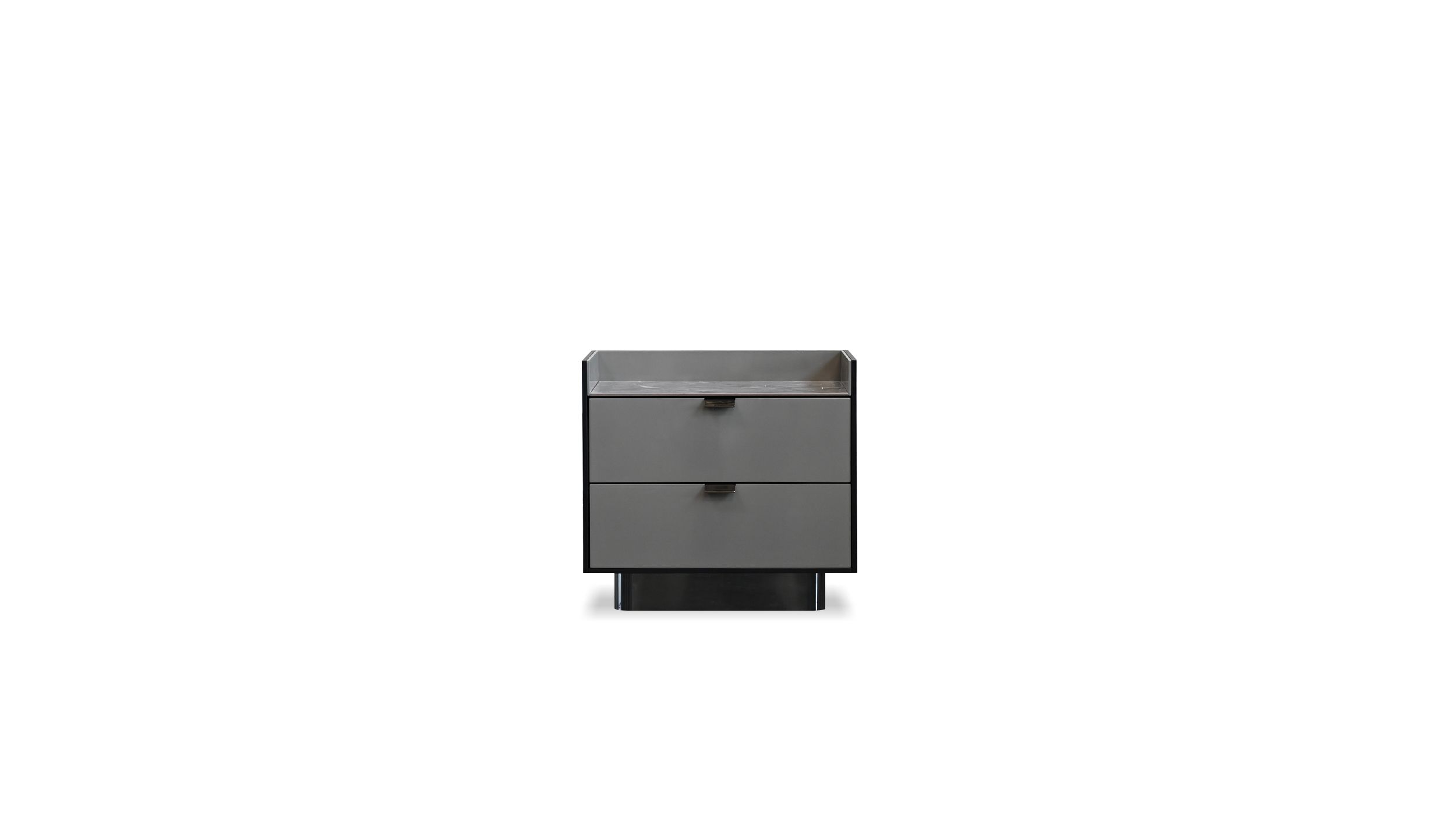 SALAZAR Grey Sintered Stone Top Side Table 2 SALAZAR Grey Sintered Stone Top Side Table - Image 2