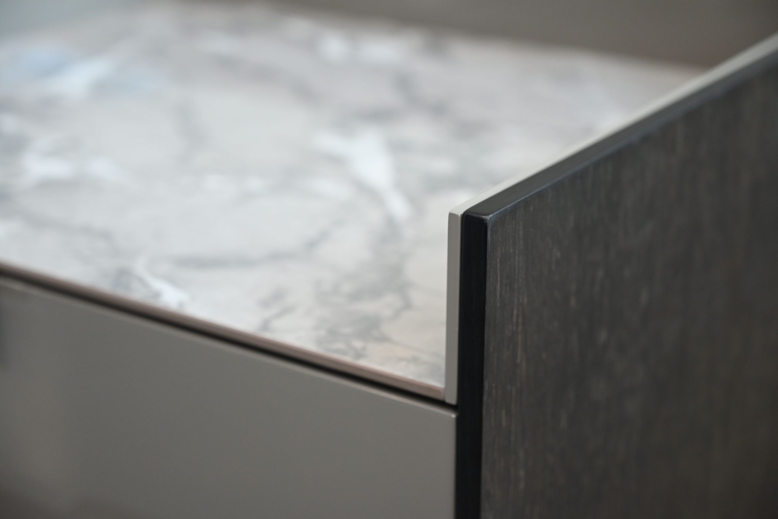 SALAZAR Grey Sintered Stone Top Side Table 4 SALAZAR Grey Sintered Stone Top Side Table - Image 4