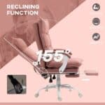 Heated Executive Massage Office Chair with Footrest and Lumbar Support