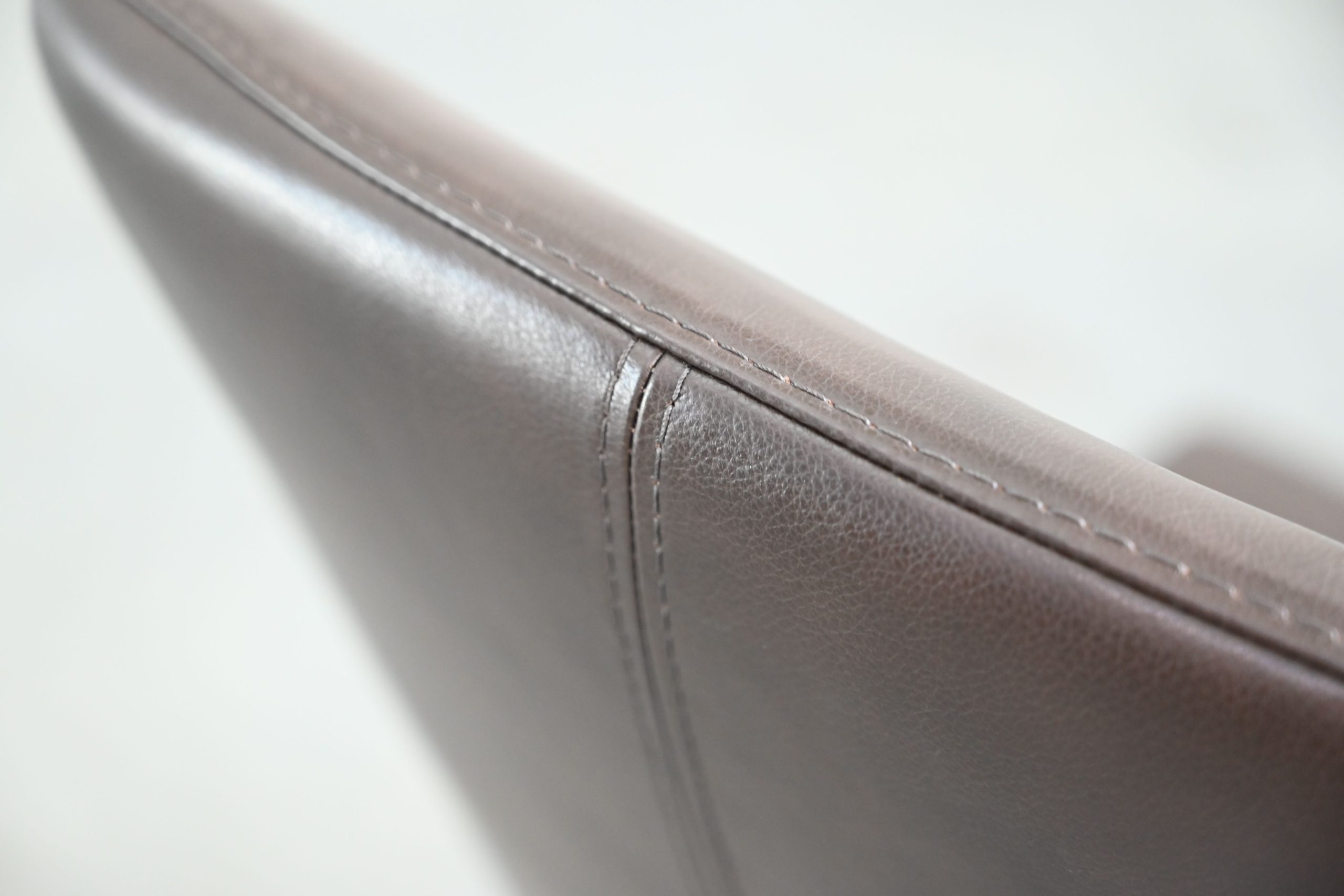 SAVOIR Brown Buttery Leather Dining Chair 5 SAVOIR Brown Buttery Leather Dining Chair - Image 5