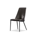 SAVOIR Brown Buttery Leather Dining Chair 6 SAVOIR Brown Buttery Leather Dining Chair