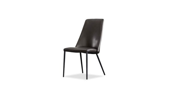 SAVOIR Brown Buttery Leather Dining Chair 7