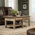Rustic Oak Lodge Coffee Table with Drawers and Faux Fronts 6 Rustic Oak Lodge Coffee Table with Drawers and Faux Fronts