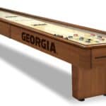 University of Georgia Shuffleboard Table with Chardonnay Finish 11 University of Georgia Shuffleboard Table with Chardonnay Finish