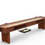 University of Iowa Shuffleboard Table with Chardonnay Finish 11 University of Iowa Shuffleboard Table with Chardonnay Finish