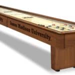 James Madison University Shuffleboard Table with Chardonnay Finish 11 James Madison University Shuffleboard Table with Chardonnay Finish