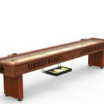 University of Kentucky Shuffleboard Table with Chardonnay Finish 11 University of Kentucky Shuffleboard Table with Chardonnay Finish