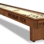 Michigan Tech University Shuffleboard Table with Chardonnay Finish 11 Michigan Tech University Shuffleboard Table with Chardonnay Finish