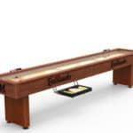 Miami (OH) University Shuffleboard Table with Chardonnay Finish