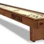 University of Montana Shuffleboard Table with Chardonnay Finish