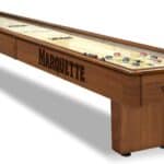 Marquette University Shuffleboard Table with Chardonnay Finish 11 Marquette University Shuffleboard Table with Chardonnay Finish