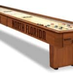 University of North Florida Shuffleboard Table with Chardonnay Finish