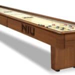 University of Northern Illinois Shuffleboard Table with Chardonnay Finish 11 University of Northern Illinois Shuffleboard Table with Chardonnay Finish
