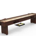 Minnesota Wild Shuffleboard Table with Navajo Finish