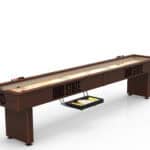 Ohio State University Shuffleboard Table with Navajo Finish