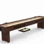 Utah Hockey Club Shuffleboard Table with Navajo Finish 11 Utah Hockey Club Shuffleboard Table with Navajo Finish