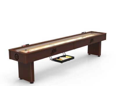 Winnipeg Jets Shuffleboard Table with Navajo Finish
