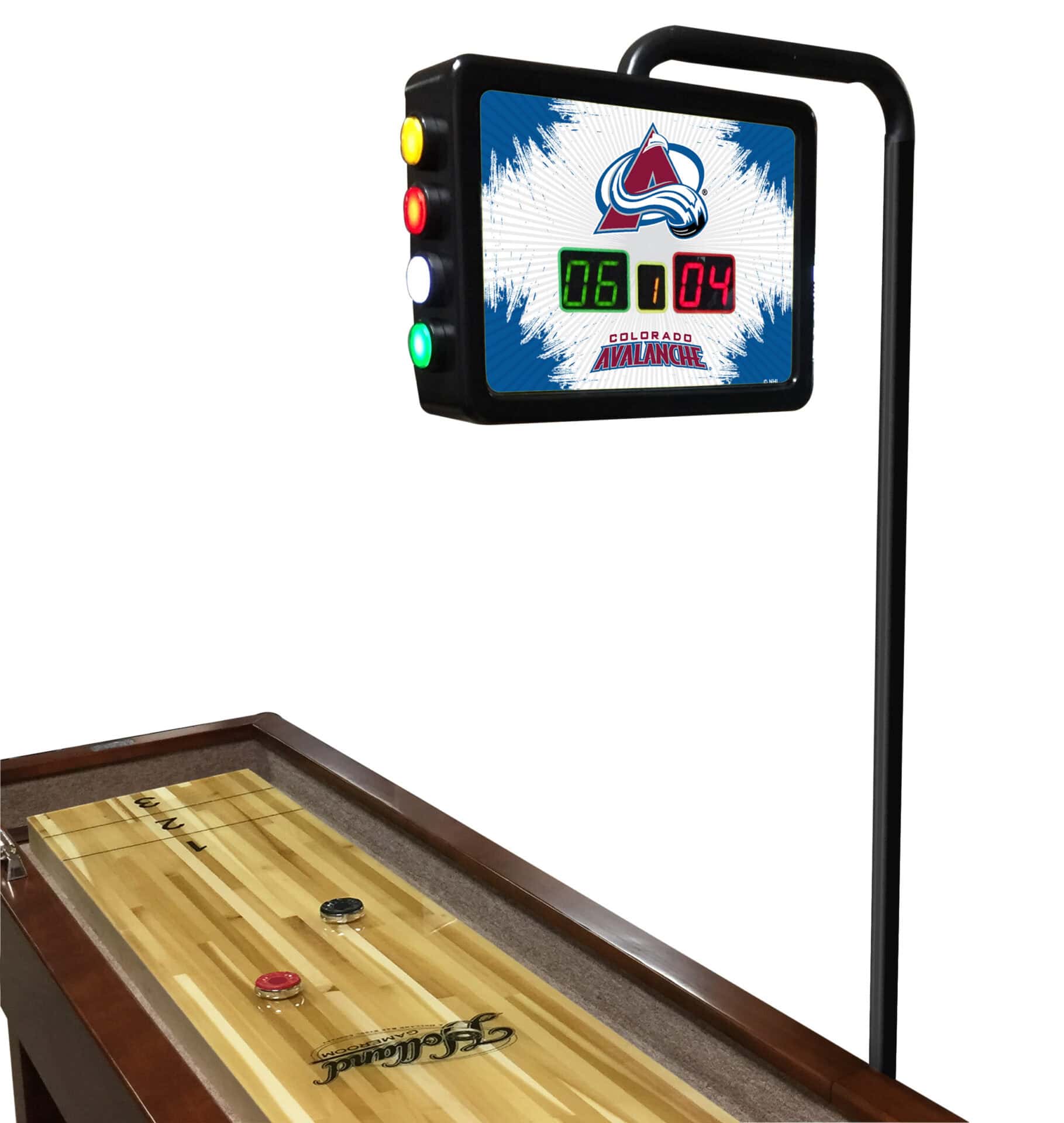 Colorado Avalanche Shuffleboard Electronic Scoring Unit 2 Colorado Avalanche Shuffleboard Electronic Scoring Unit - Image 2