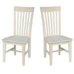 Mission Style Unfinished Wood Dining Chair High Back (Set of 2) 6 Mission Style Unfinished Wood Dining Chair High Back (Set of 2)