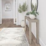Solid Wood Modern Console Table in Beige Seashell Finish 10 Solid Wood Modern Console Table in Beige Seashell Finish