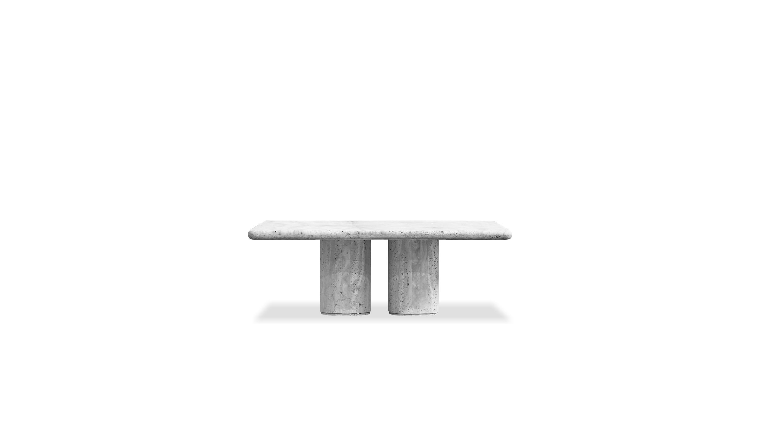 SHELTER Square Grey Sandstone Marble Coffee Table 2 SHELTER Square Grey Sandstone Marble Coffee Table - Image 2