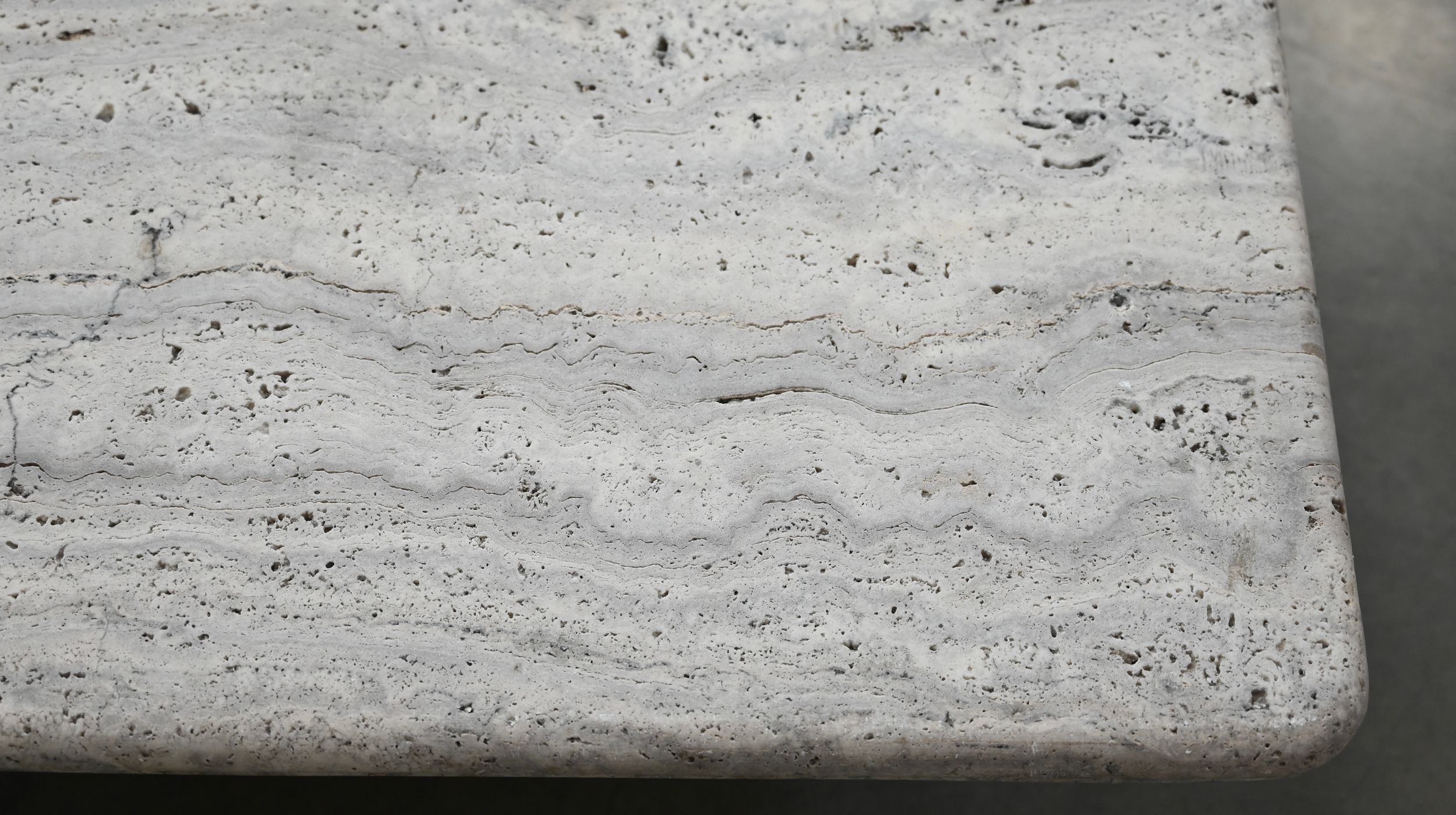 SHELTER Square Grey Sandstone Marble Coffee Table 3 SHELTER Square Grey Sandstone Marble Coffee Table - Image 3