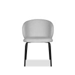 SHEPLEY Birch Weave Dining Chair Black Steel Base 7 SHEPLEY Birch Weave Dining Chair Black Steel Base