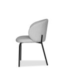 SHEPLEY Birch Weave Dining Chair Black Steel Base 8 SHEPLEY Birch Weave Dining Chair Black Steel Base