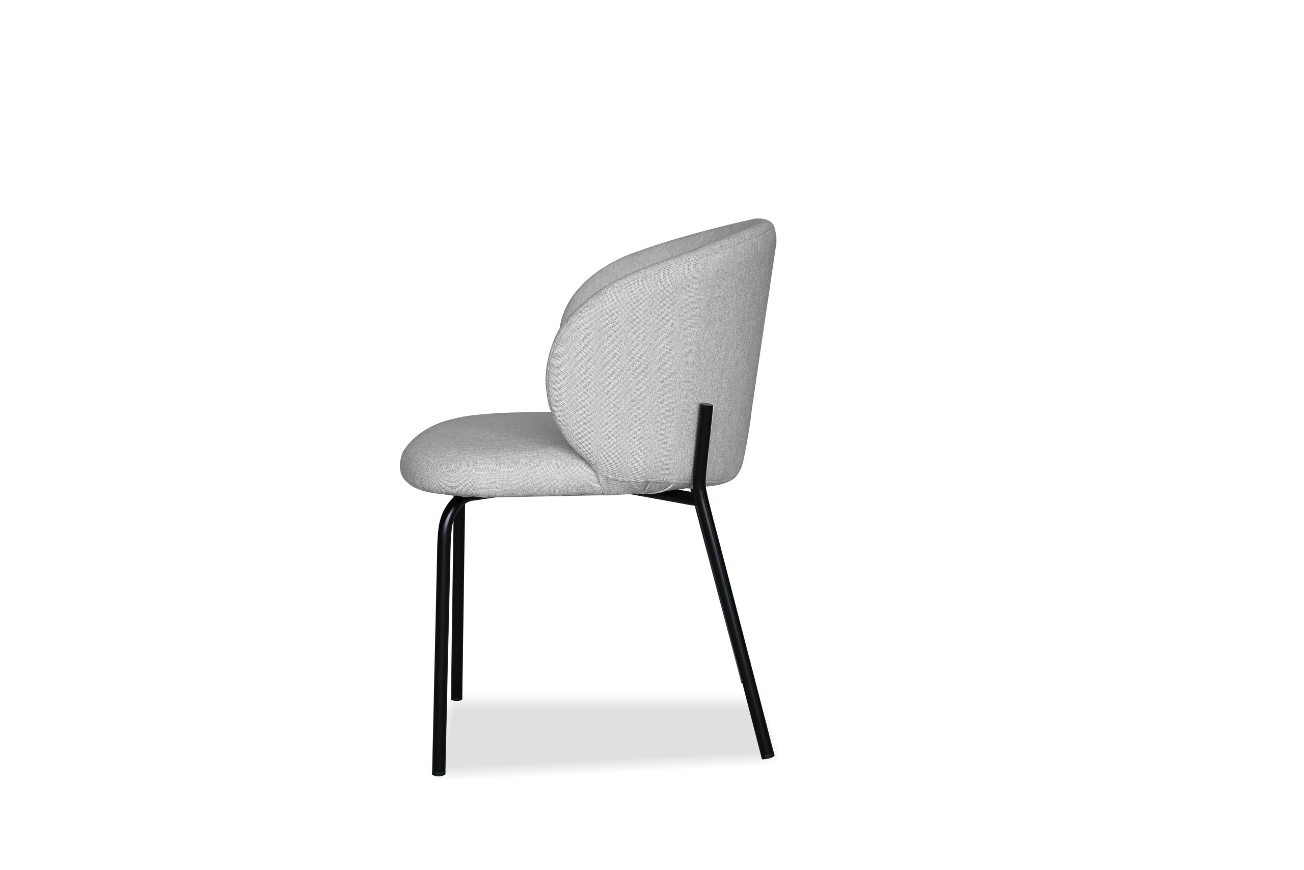 SHEPLEY Birch Weave Dining Chair Black Steel Base 3 SHEPLEY Birch Weave Dining Chair Black Steel Base - Image 3