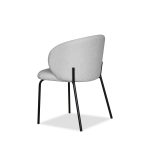 SHEPLEY Birch Weave Dining Chair Black Steel Base 9 SHEPLEY Birch Weave Dining Chair Black Steel Base